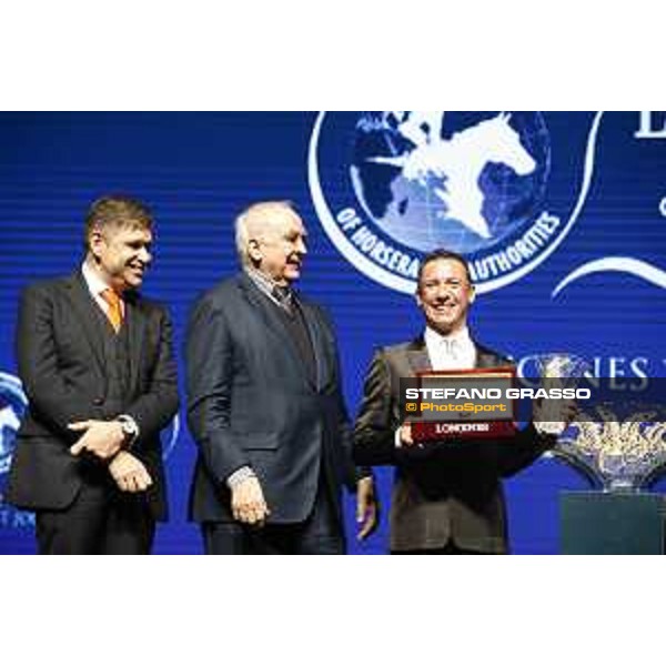 Longines World\'s Best Jockey Award Frankie Dettori winner Hong Kong,11th dec.2015 ph.Stefano Grasso/Longines
