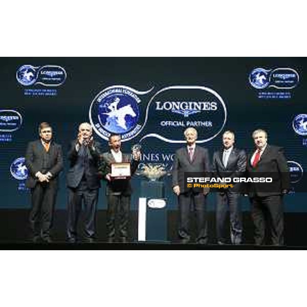 Longines World\'s Best Jockey Award Frankie Dettori winner Hong Kong,11th dec.2015 ph.Stefano Grasso/Longines