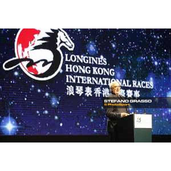 Longines World\'s Best Jockey Award Walter von Kanel,President of Longines Hong Kong,11th dec.2015 ph.Stefano Grasso/Longines