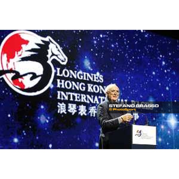 Longines World\'s Best Jockey Award Walter von Kanel,President of Longines Hong Kong,11th dec.2015 ph.Stefano Grasso/Longines