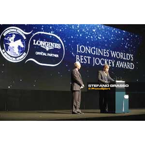 Longines World\'s Best Jockey Award Frankie Dettori winner Hong Kong,11th dec.2015 ph.Stefano Grasso/Longines