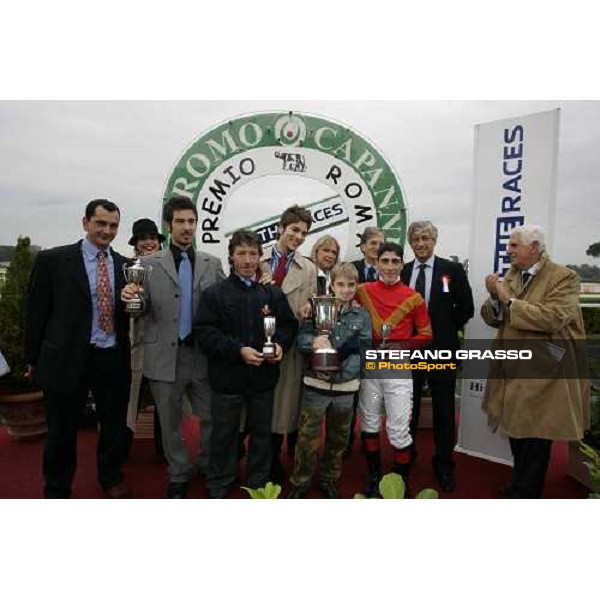giving prize for St Paul House\'s connection winner of Premio Umbria Rome, 6th november 2005 ph. Stefano Grasso