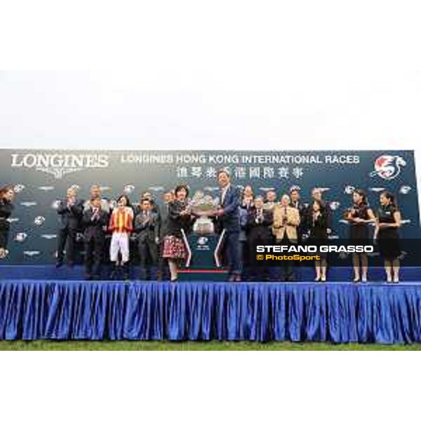 Ryan Moore on Maurice wins the Longines Hong Kong Mile Hong Kong,13th dec.2015 ph.Stefano Grasso/Longines