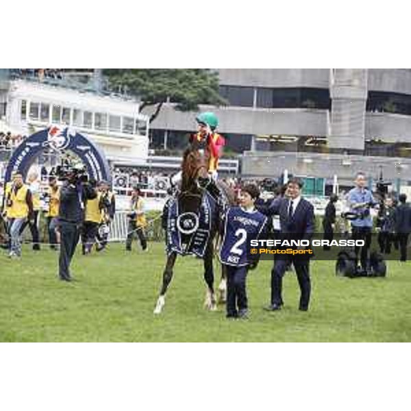 Ryan Moore on Maurice wins the Longines Hong Kong Mile Hong Kong,13th dec.2015 ph.Stefano Grasso/Longines