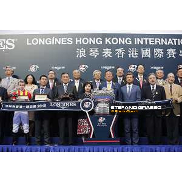 Ryan Moore on Maurice wins the Longines Hong Kong Mile Hong Kong,13th dec.2015 ph.Stefano Grasso/Longines
