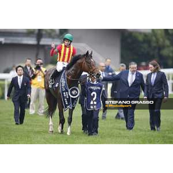 Ryan Moore on Maurice wins the Longines Hong Kong Mile Hong Kong,13th dec.2015 ph.Stefano Grasso/Longines