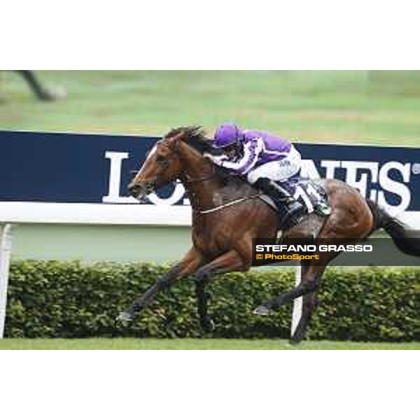 Ryan Moore on Highland Reel wins the Longines Hong Kong Vase Hong Kong,13th dec.2015 ph.Stefano Grasso/Longines