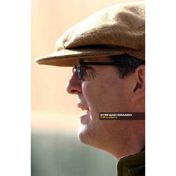 trainer MArcus Tregoning at Pisa San Rossore race track march 10 2004 ph.Stefano Grasso