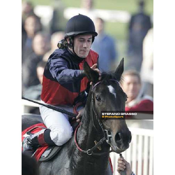 Mirco Demuro on Dionisia after the Gran Criterium 2005 Milan, 23rd october 2005 ph. Stefano Grasso