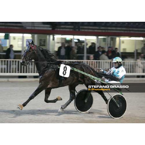 Arnaldo Alfredo Pollini with Yankee Valor, winner of Gran Premio Friuli Venezia Giulia Trieste, 12th november 2005 ph. Stefano Grasso