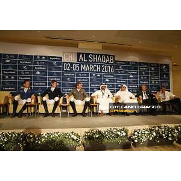 Press conference Gran Prix Doha,5th march 2016 ph.©.CHI Al Shaqab/Stefano Grasso all rights reserved
