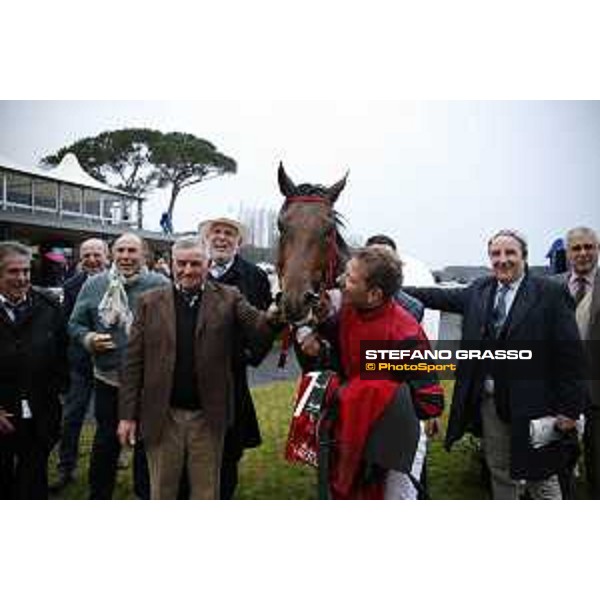 Luca Maniezzi on Nice Name wins the 126° Premio Pisa Pisa,San Rossore 20th march 2016 photo Stefano Grasso