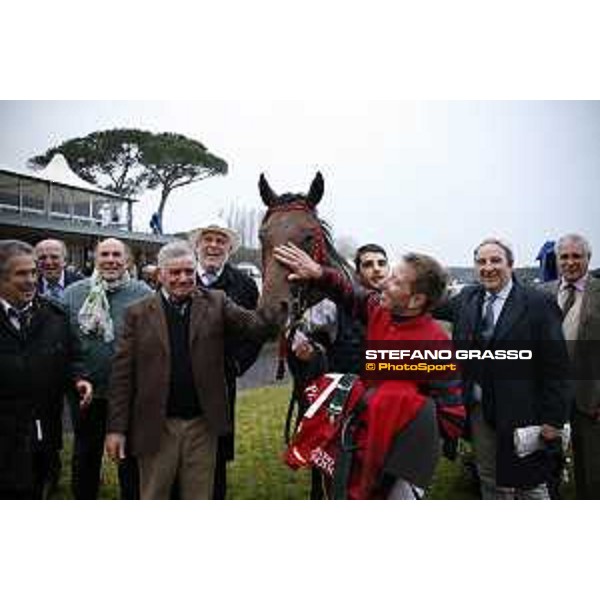 Luca Maniezzi on Nice Name wins the 126° Premio Pisa Pisa,San Rossore 20th march 2016 photo Stefano Grasso