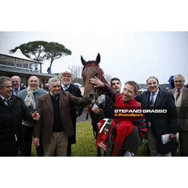 Luca Maniezzi on Nice Name wins the 126° Premio Pisa Pisa,San Rossore 20th march 2016 photo Stefano Grasso