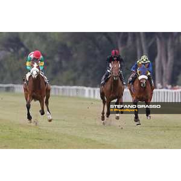 Fabio Branca and Shocking Blu win the 17° Premio Regione Toscana Pisa San Rossore racetrack 20/03/2016 ph.© Stefano Grasso