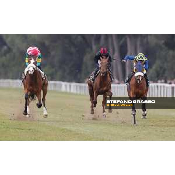 Fabio Branca and Shocking Blu win the 17° Premio Regione Toscana Pisa San Rossore racetrack 20/03/2016 ph.© Stefano Grasso