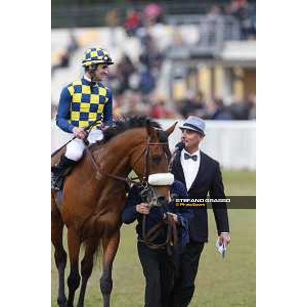 Fabio Branca and Shocking Blu win the 17° Premio Regione Toscana Pisa San Rossore racetrack 20/03/2016 ph.© Stefano Grasso