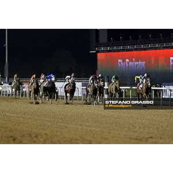 California Chrome with Victor Espinoza up wins the Dubai World Cup Dubai-Meydan racecourse 26th march 2016 ph.Frank Sorge/Grasso