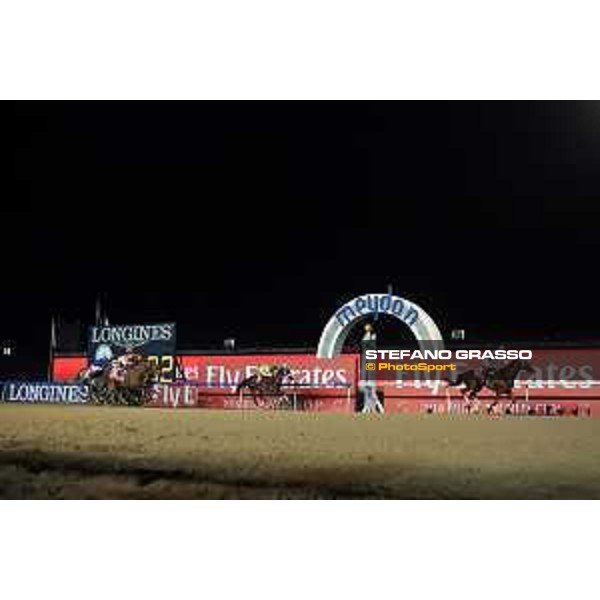 California Chrome with Victor Espinoza up wins the Dubai World Cup Dubai-Meydan racecourse 26th march 2016 ph.Frank Sorge/Grasso