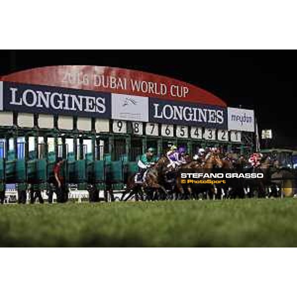 Postponed with Andrea Atzeni up wins the Dubai Sheema Classic. Dubai - Meydan racecourse 26th march 2016 ph.Frank Sorge/Grasso