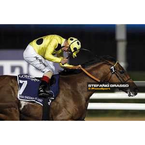 Postponed with Andrea Atzeni up wins the Dubai Sheema Classic. Dubai - Meydan racecourse 26th march 2016 ph.Frank Sorge/Grasso