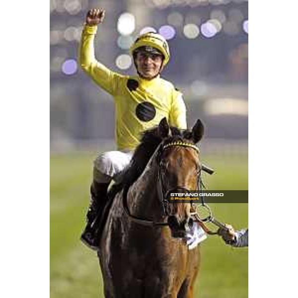 Postponed with Andrea Atzeni up wins the Dubai Sheema Classic. Dubai - Meydan racecourse 26th march 2016 ph.Frank Sorge/Grasso
