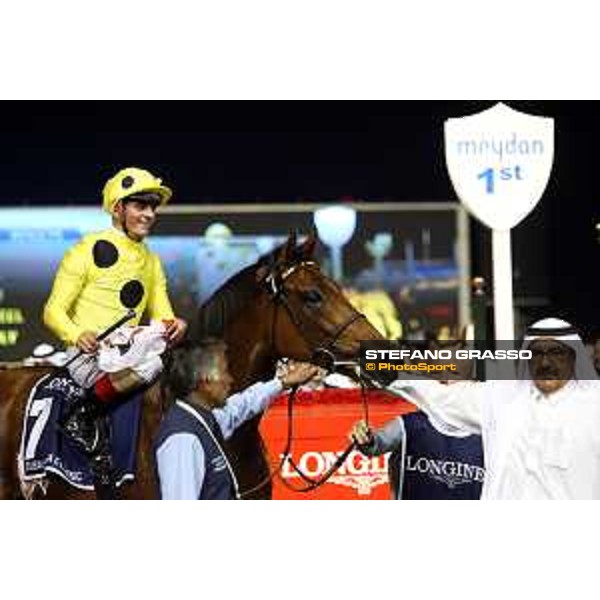 Postponed with Andrea Atzeni up wins the Dubai Sheema Classic. Dubai - Meydan racecourse 26th march 2016 ph.Frank Sorge/Grasso