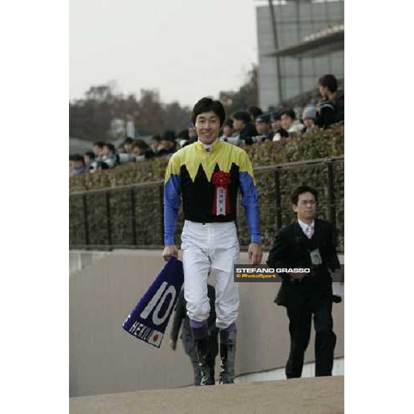 Yutaka Take winner with Kane Hekili of the Japan Cup Dirt at Fuchu race course Tokyo, 26th november 2005 ph. Stefano Grasso