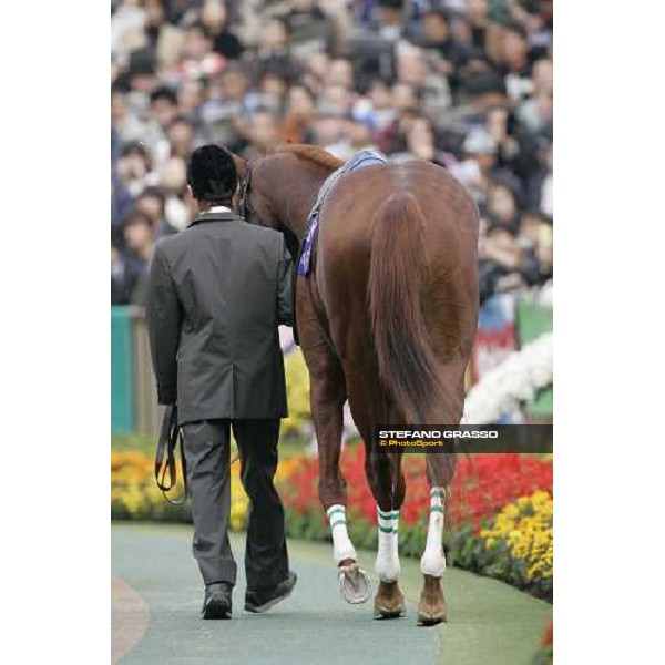 Kane Hekili with his groom winners of the Japan Cup Dirt Tokyo, 26th november 2005 ph. Stefano Grasso