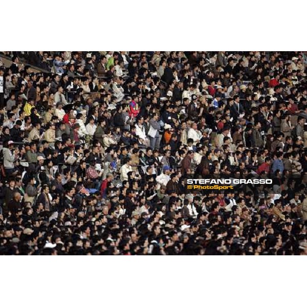 more than 60.000 racegoers on saturday 26th at Fuchu race course for the Japan Cup Dirt Tokyo, 26th november 2005 ph. Stefano Grasso