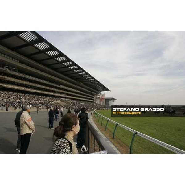a panoramic view of the new grandstand at Fuchu race course Tokyo, 26th november 2005 ph. Stefano Grasso