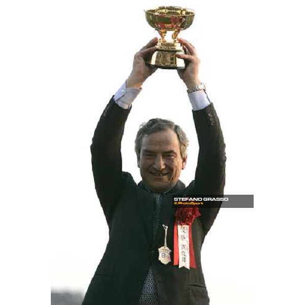 Luca Cumani winner of the Japan Cup 2005 Tokyo, 27th november 2005 ph. Stefano Grasso