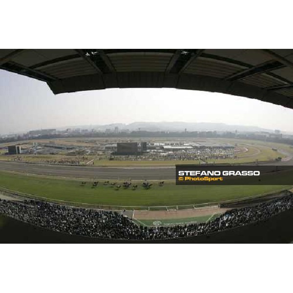 a panoramic view of Fuchu race course Tokyo, 27th november 2005 ph. Stefano Grasso