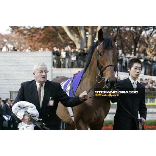 Alkaased in the parade ring of Fuchu race course Tokyo, 27th november 2005 ph. Stefano Grasso