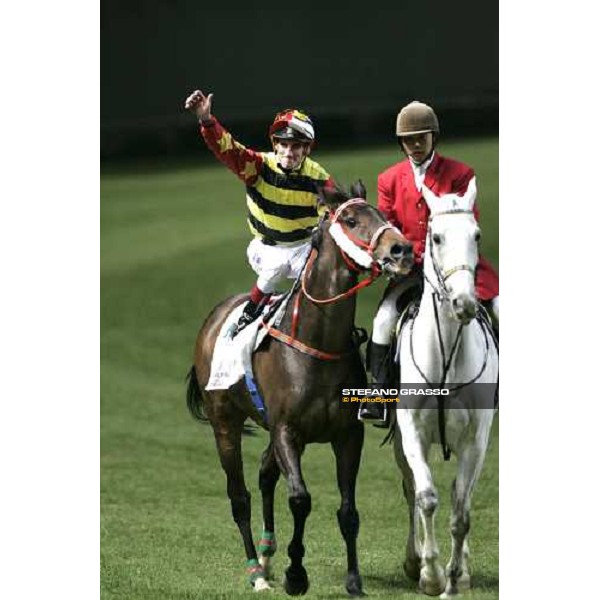 Andreas Starke wins the Cathay Pacific International Jockey\'s Championship at Happy Valley Hong Kong, 8th december 2005 ph. Stefano Grasso