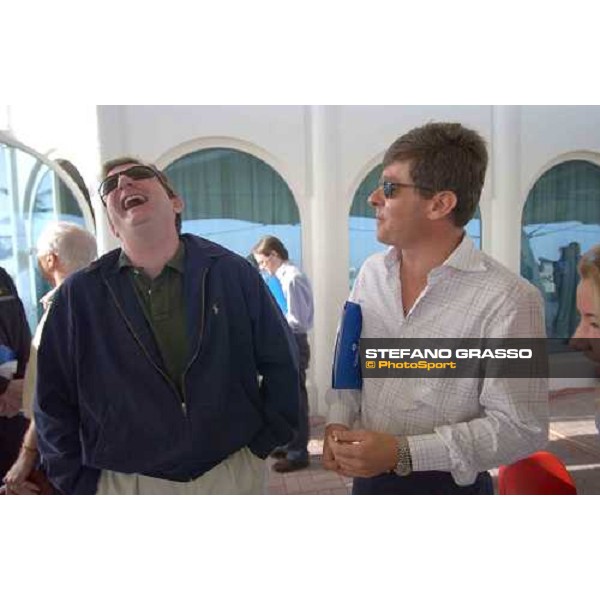 John Ferguson, manager of Darley Stud and Simon Crisford Al Quoz, wednesday, 24th march 2004 ph. Stefano Grasso