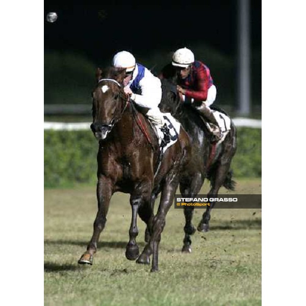 Olivier Peslier on Great Challenge wins Premio Siracusa Siracusa, 15th january 2006 ph. Stefano Grasso