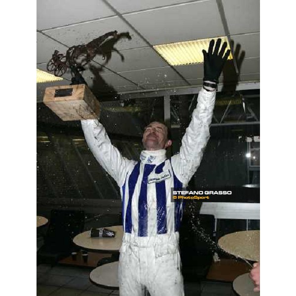 Christophe Gallier two times winner with Jag de Bellouet of 85¡ Grand Prix d\' Amerique Paris, 29th january 2006 ph. Stefano Grasso