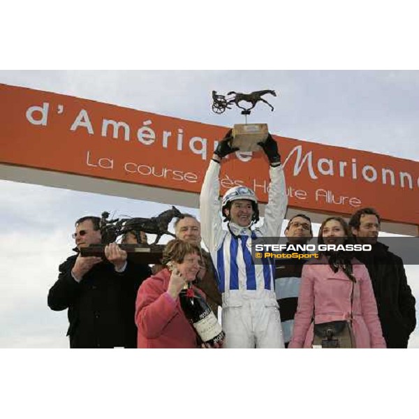 giving prize of 85¡ Grand Prix d\' Amerique with Jag de Bellouet\'s connection Paris, 29th january 2006 ph. Stefano Grasso