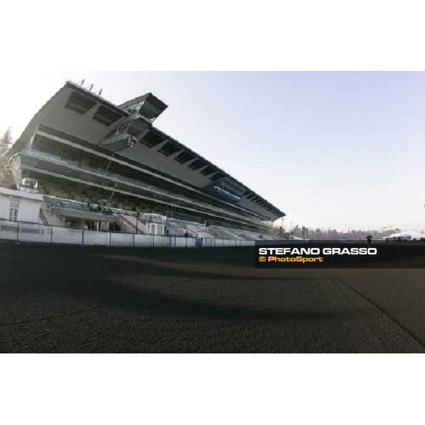 morning view of the grandstand of Vincennes racetrack Paris, 29th january 2006 ph. Stefano Grasso