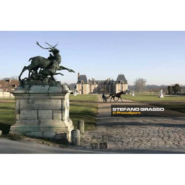 morning works in front of the Castle of Grosbois Grosbois, 30th january 2006 ph. Stefano Grasso