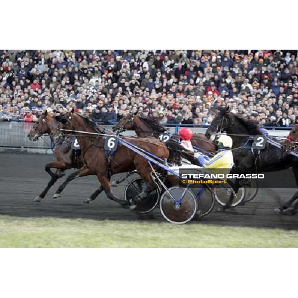 first passage of Prix Charles Tiercelin - Enrico Bellei with Farifant Paris Vincennes, 29th january 2006 ph. Stefano Grasso