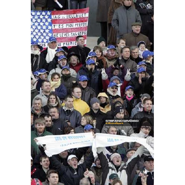 Jag de Bellouet\'s supporters Paris Vincennes, 29th january 2006 ph. Stefano Grasso