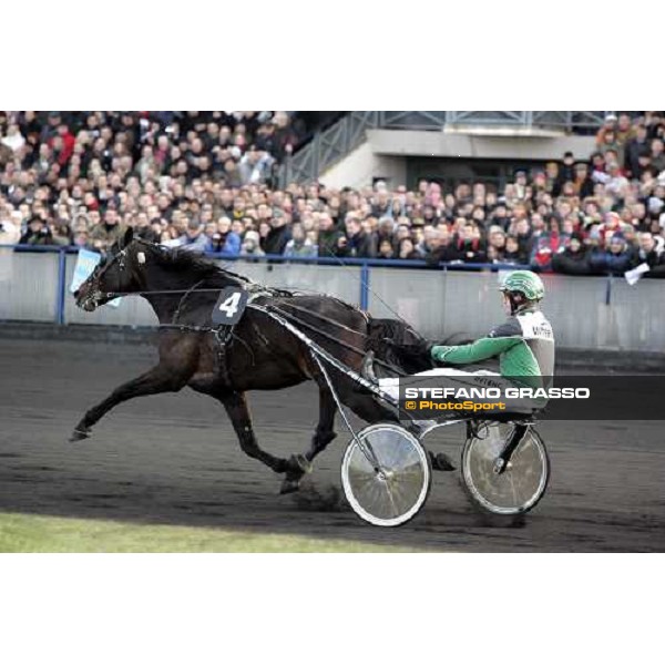 Rite on Track with J.Westholm winner of Prix Charles Tiercelin Paris Vincennes, 29th january 2006 ph. Stefano Grasso