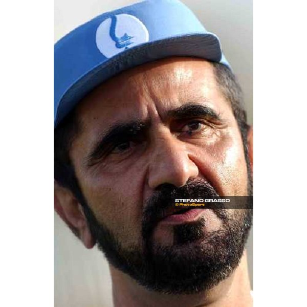Sheikh Mohammed Bin Rashid Al Maktoum Al Quoz - Godolphin Stables Dubai march 24 2004 ph. Stefano Grasso