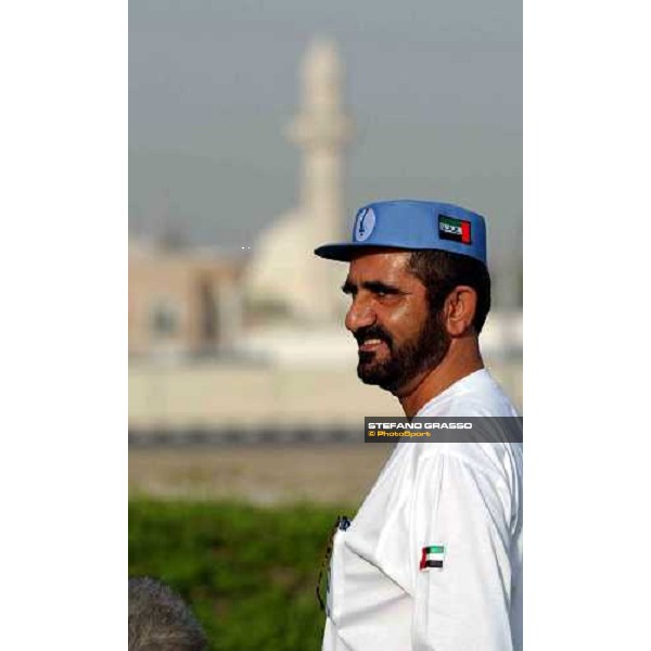 Sheikh Mohammed Bin Rashid Al Maktoum Al Quoz - Godolphin Stables Dubai march 24 2004 ph. Stefano Grasso