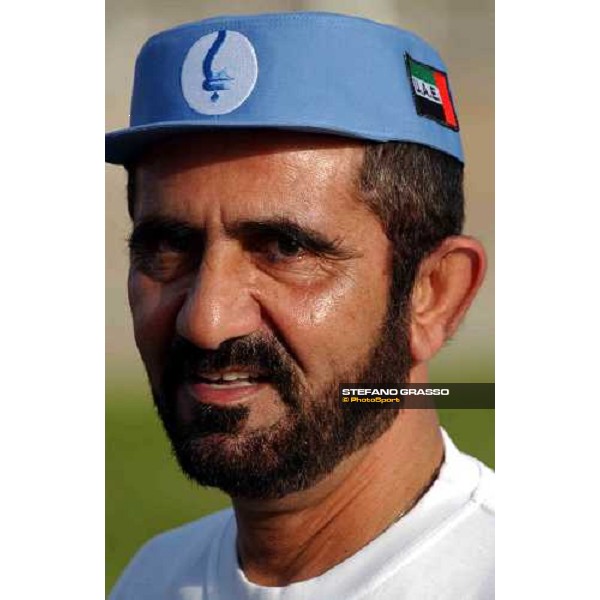 Sheikh Mohammed Bin Rashid Al Maktoum Al Quoz - Godolphin Stables Dubai march 24 2004 ph. Stefano Grasso
