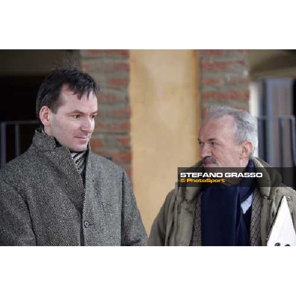 Andreas Jacobs and Fabrizio Bonelli at Montecucco Stud. Codogno (Lo), 18th february 2006 ph. Stefano Grasso