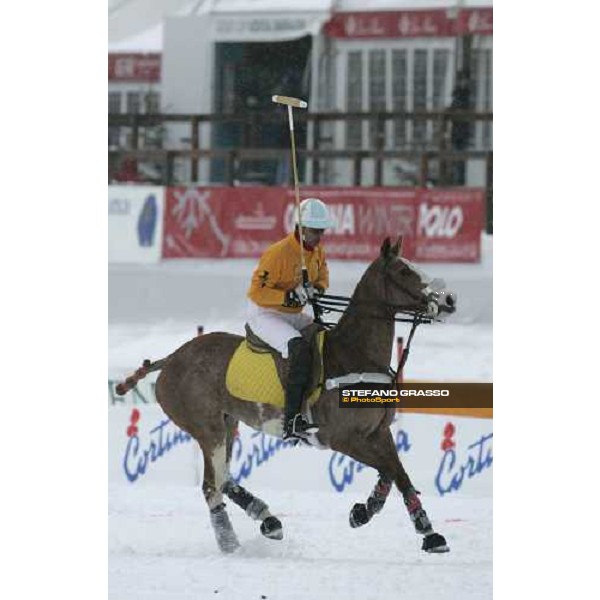 Luca d\' Orazio, capitano Hotel de La Poste Polo Team Cortina Winter Polo Cup 2006 Cortina, 21 febbraio 2006 ph. Stefano Grasso