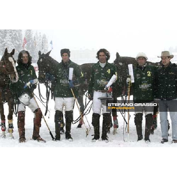 premiazione Champagne Ruinart Polo Team Cortina Winter Polo Cup 2006 Cortina, 21 febbraio 2006 ph. Stefano Grasso